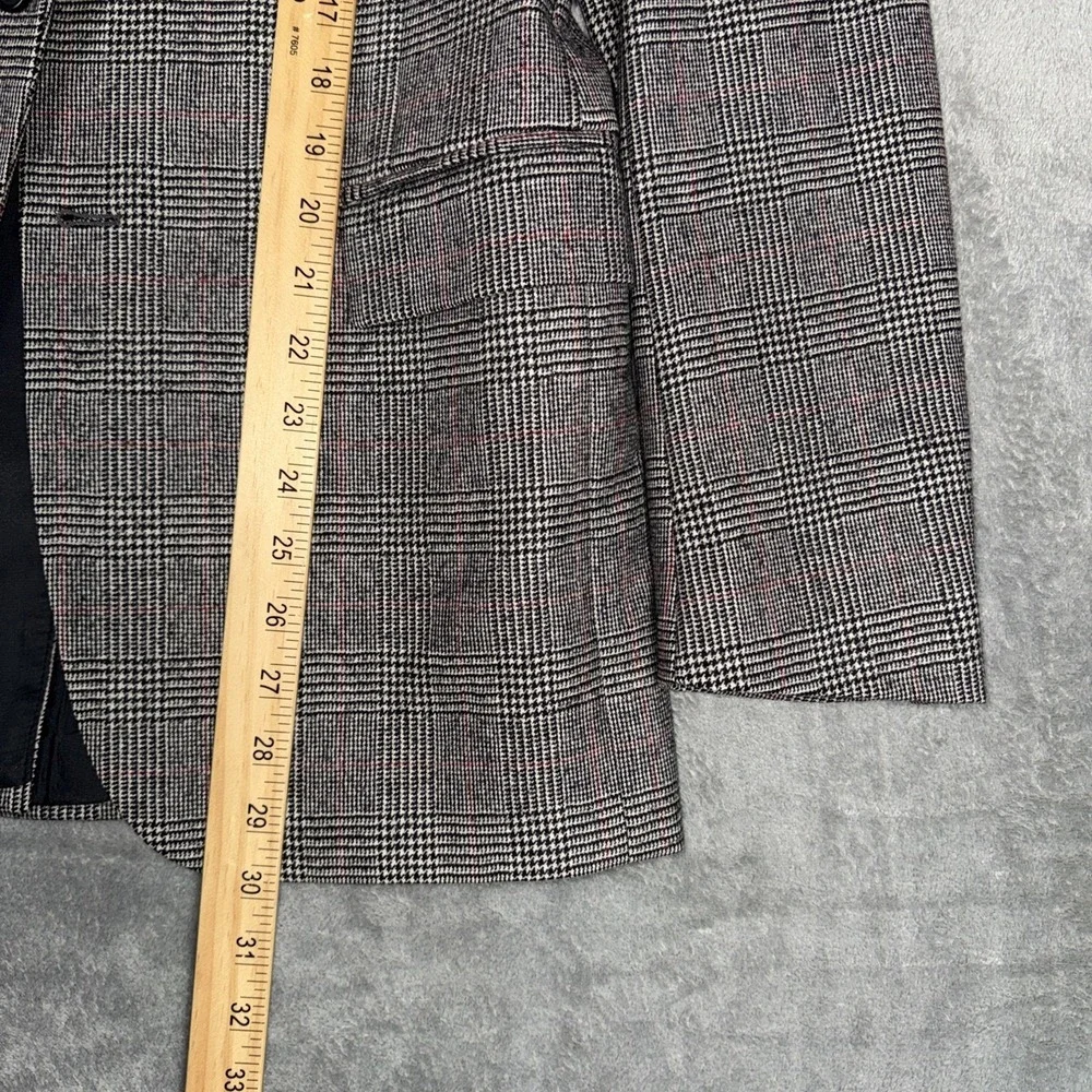 Brooks Brothers 100% Wool Blazer Size 20 Loro piana Italy Glen Plaid